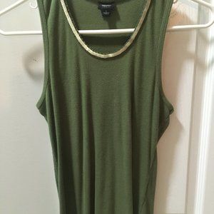Mossimo stretch sequined tank top